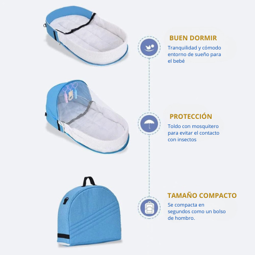 Cuna Plegable Portátil