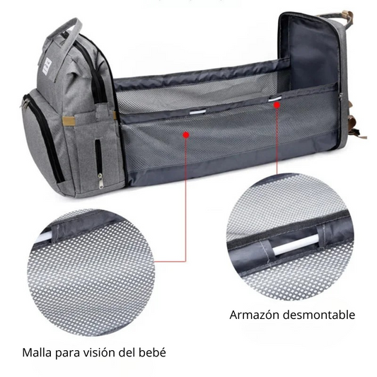 Mochila Pañalera 3 en 1 (Versión Lite)