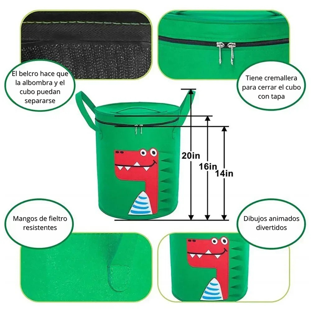 Bolsa Alfombra Recoge Juguetes Play&Go™ con Canasto