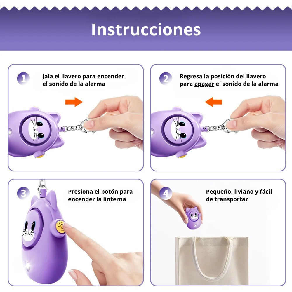 KittyGuard™ – Alarma Personal para Niños