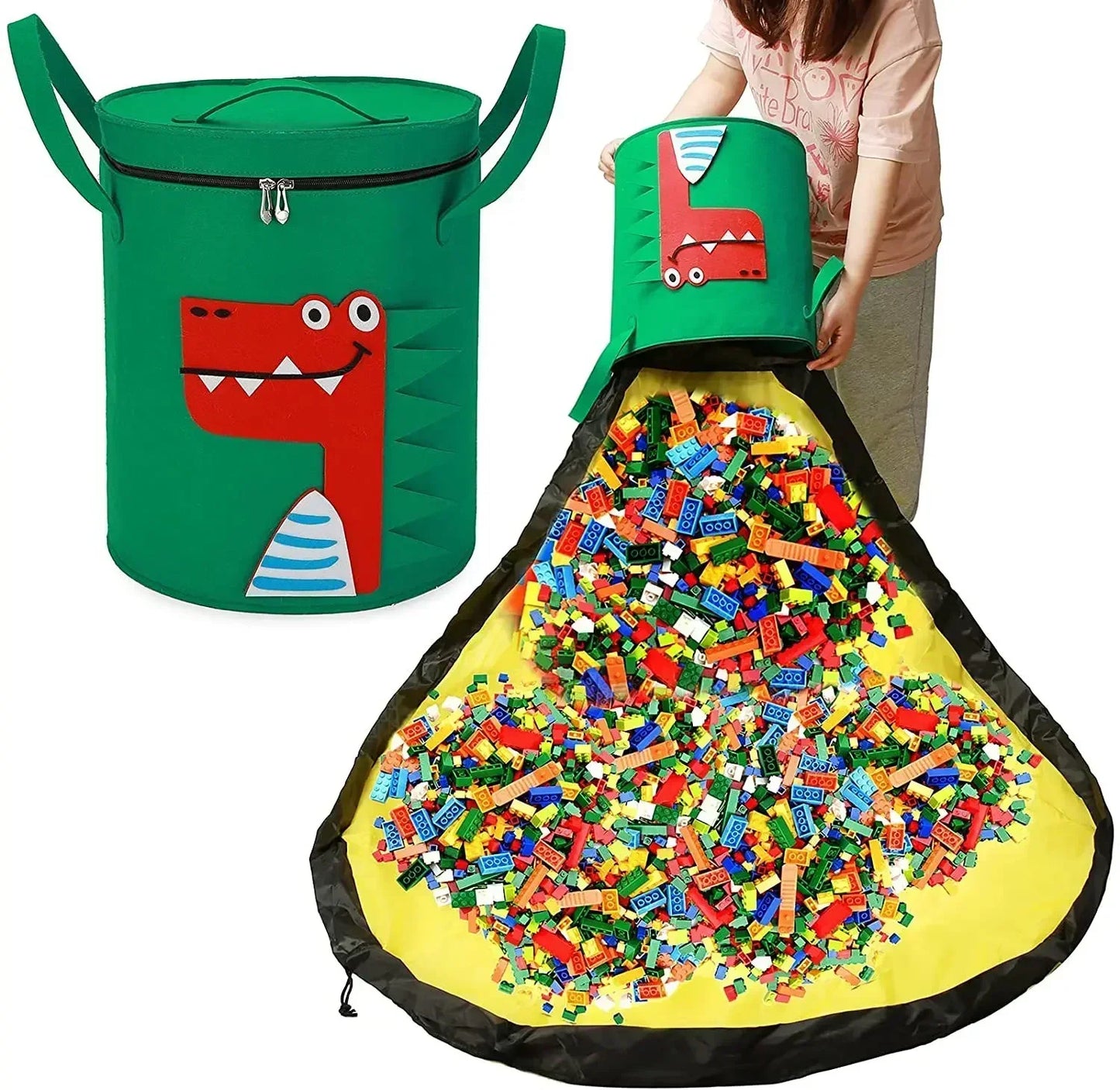 Bolsa Alfombra Recoge Juguetes Play&Go™ con Canasto