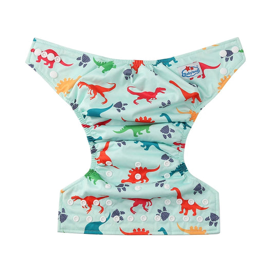 Pack de 4 Pañales de Tela Reutilizable + Insertos y Bolsa Impermeable