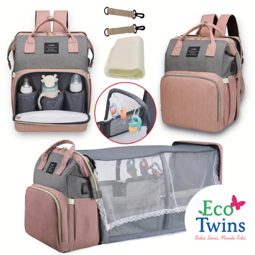 Mochila Pañalera 3 en 1