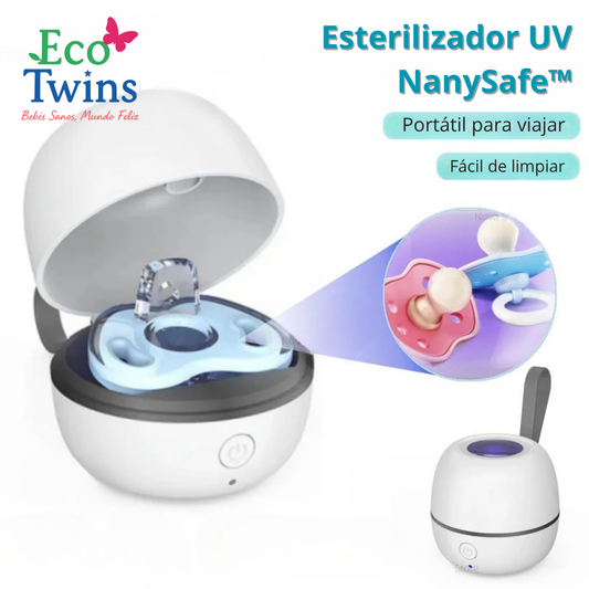 NanySafe™ - Esterilizador Portátil UV para Chupetes